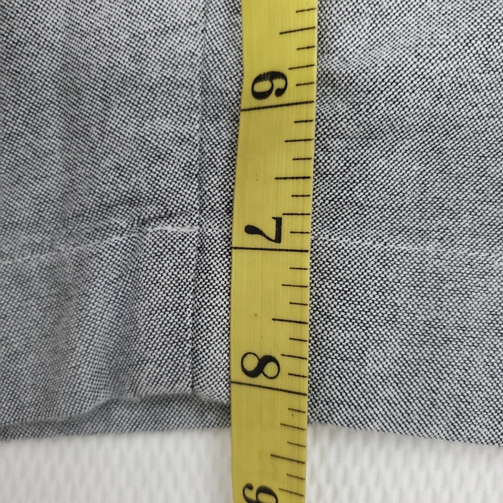 J. Crew Gramercy Gray Cotton Shorts 33 Waist